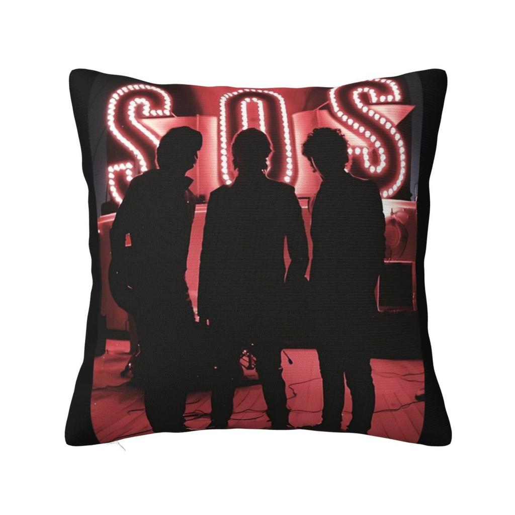 Jonas Brothers Tour Square Pillow Covers Sofa Pop Music Cushion Cover Cool Decorative Pillowcase 45*45