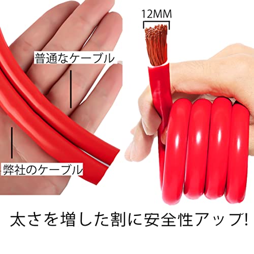 UNI Booster Cable, 6M, 1500A, Extra Thick, High Safety, Durable, Heat and Cold Resistant, Compatible with All Vehicles, 12V/24V, Carrying Bag Included