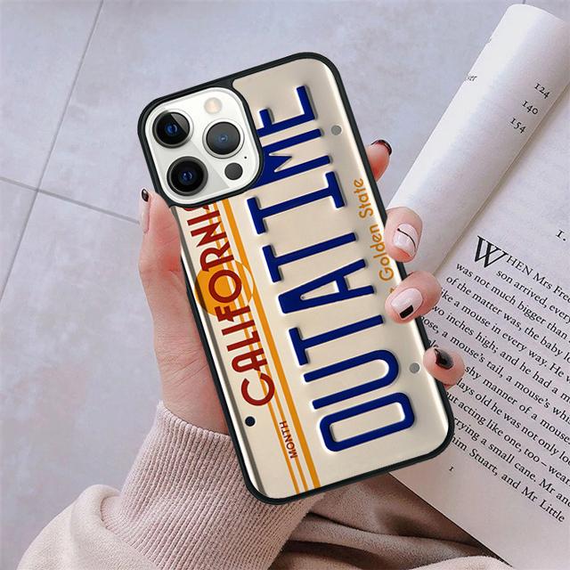 Retro Cool License Plate Number Phone Case For IPhone 18 17 Air 16 15 14 Plus Apple 16 11 12 13 Pro Max Coque