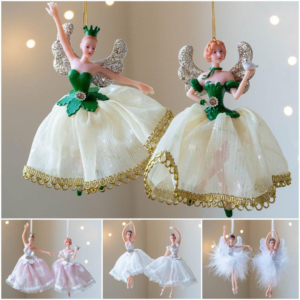 Plüschtiere Ballettmädchen Hängedekorationen Verzierung Weihnachtsbaumschmuck Festivaldekoration