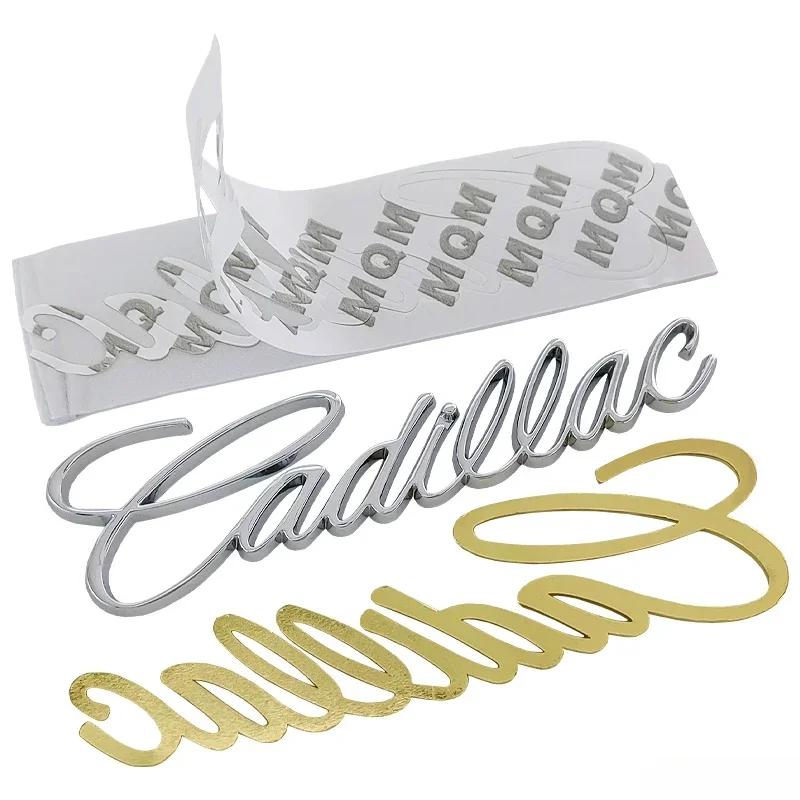 3D Metallbuchstaben Auto Heckaufkleber Kotflügel Seite Kofferraum Emblem Für Cadillac Escalade ATS BLS CTS CT4 CT5 CT6 EXT STS SLS SLR SRX XLR AHI1