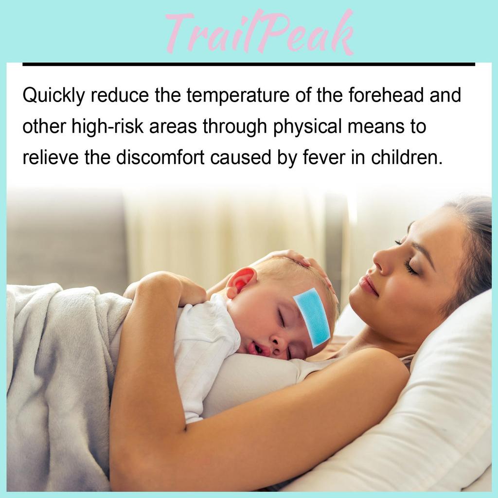 Soothing Gel Wiieey Children's Fever Patch For Body Care And Cooling Comfort