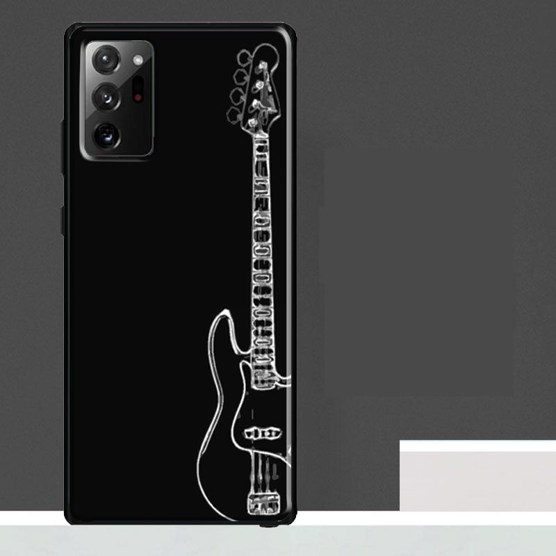 Guitar Instrument Music Case For Samsung Galaxy S25 Ultra S21 S22 S23 S24 Ultra S9 S10 S20 Plus S25 FE Phone Cover