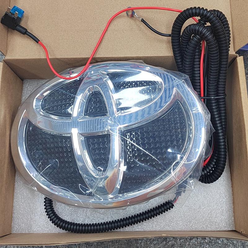 Toyota Land Cruiser Prado 2018-2020 Front Grille Emblem with Flowing Light
