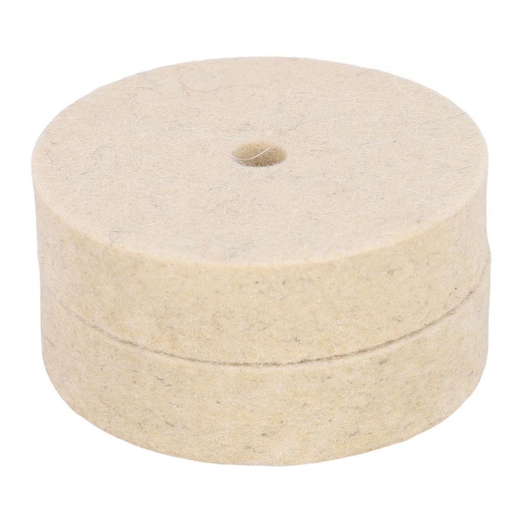 75mm Wool buffing wheel Abrasive Felt Disc Pad Polisher Buffing Grinding