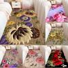 Ins Style Beautiful Flowers Carpet Living Room Sofa Bedroom Study Kitchen Entrance Door Mat Non-slip Light Luxury Home Decor Rug