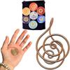 Anello Palma Regolabile in Rame Gioielli Fatti a Mano Accessori Anello Mano Spirale Energia Reiki Bracciale a Manica in Rame