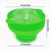 Foldable Silicone Mini Popcorn Bowl, BPA-Free, Perfect for One Serving