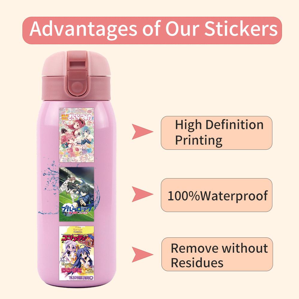 80 Animation Poster Collection Graffiti Stickers Decorate Refrigerator Skateboard Water Cup DIY Personality Stickers