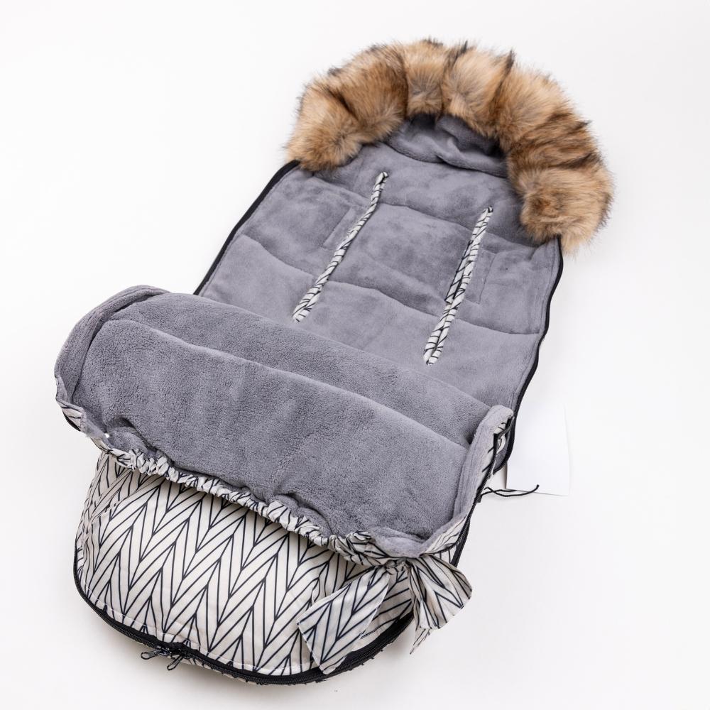 Winter Sleeping Bag, Warm, Fleshy, for Sleds, for Car Seats, Soft Sleeping Bag