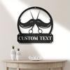 Retro Metal Barber Shop Sign - Custom Wall Decor Plaque, Handmade Multipurpose Art for Business