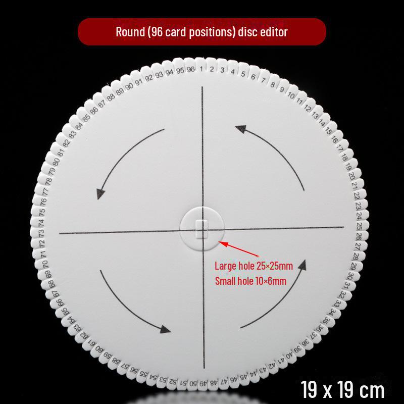 Handgewebte Rahmenflechtmaschine: Rotes Seilarmband- und Halskettenwerkzeug