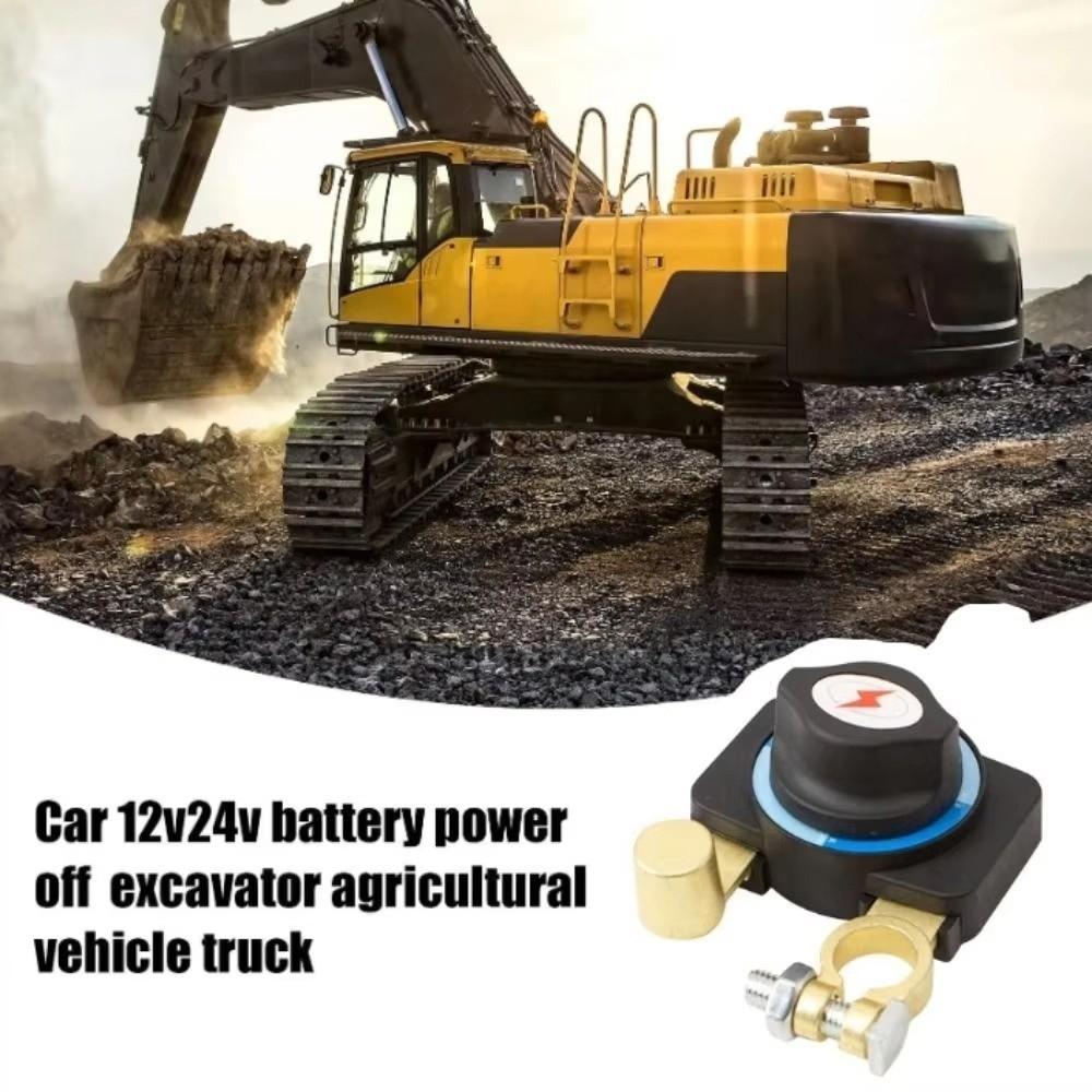 Waterproof Battery Disconnect Switch Manual Operation 12v-24v Power-Off Switch Negative Switch Copper