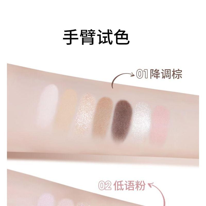 CHIOTURE - Textural 7-Color Eyeshadow Palette - 3 Types