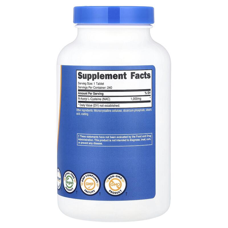 NAC, 1,000 Mg, 240 Tablets