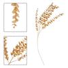 Eucalyptus Leaf Gold Fan Leaf Accessories Plastic Simulated For New Year Wedding Decorations Flower Arrangement