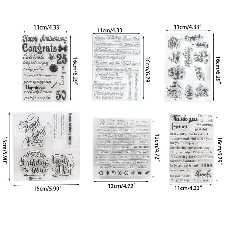 Photo Album Craft Silicone Clear Stamps Spring Flower Transparent Gnomes Stamps