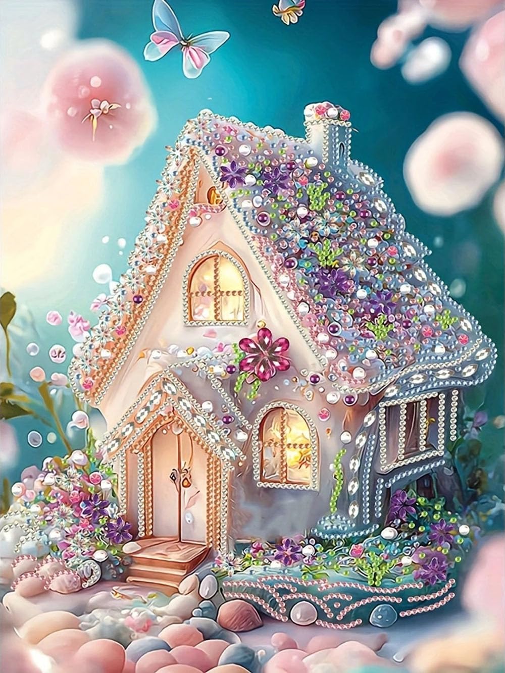 

LEADINTOP Diamond Art Florist Нерегулярные бусины 30X40 см Симпатичные Алмазные картины Бисерный художественный набор Мозаичное искусство Популярное Начинающие Взрослые Дети DIY Ручная работа