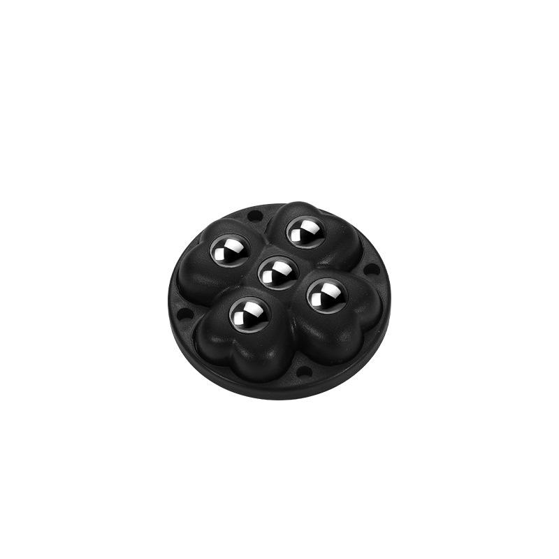 Universal Adhesive Caster Wheels, Silent, Wear-Resistant, Punch-Free Ball Bearings, Thickened Base for Household Use