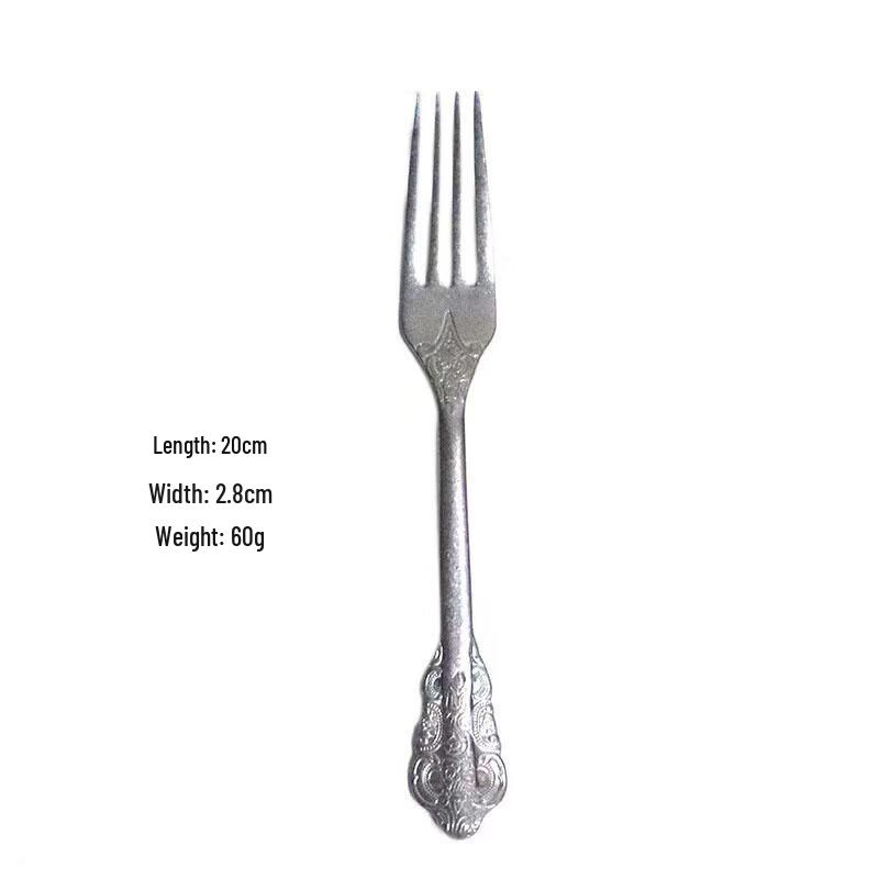 Zuo Zhixun European Retro 304 Stainless Steel Dinner Forks (Set of 2)