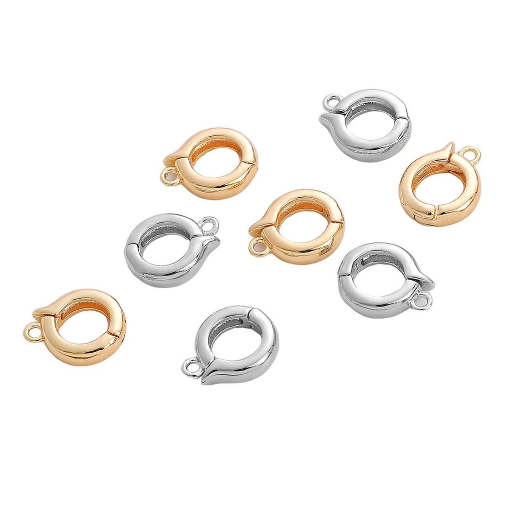Copper Round Versatile Universal Pearl Buckle Clasps Lobster For DIY Accessories Jewelry Making