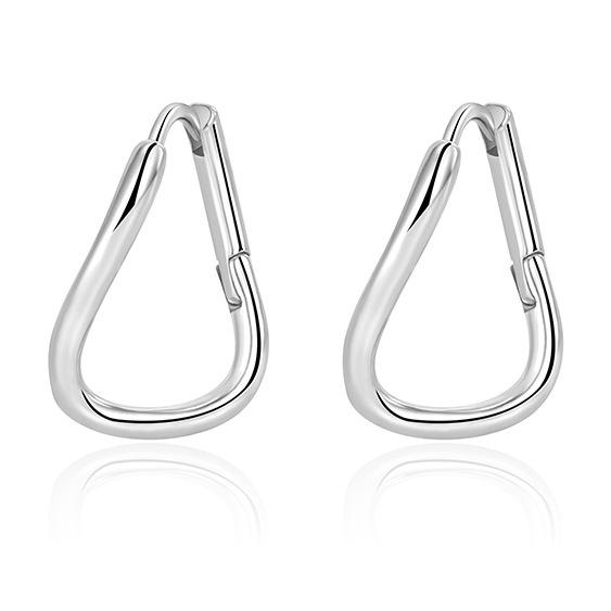 925 Sterling Silver Stylish Dexterous Geometric Mobius Twist Earrings, Birthday Party Anniversary Gift, Daily Commuter