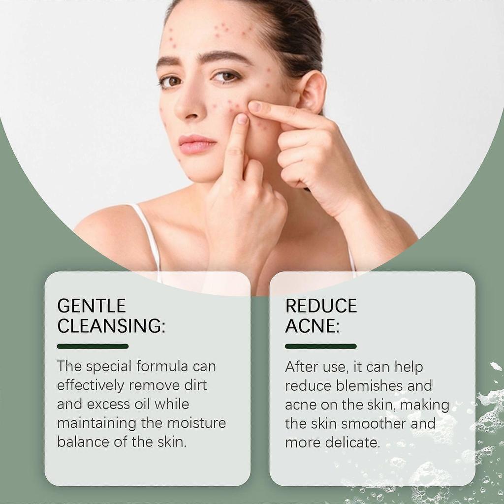 Limited time!!Ouhoe Cleansing And Care Soap Gently Cleanses The Face, Moisturizes And Cares For The Skin, Making It Elastic, Smooth And Delicate