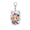 Kawaii Virtual YouTuber VTuber Acrylic Keychain Cartoon Cute Anime Hololive Production Bag Charm Creative Jewelry Accessories