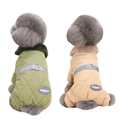 Dogs Warm Coat for Outdoor Activity Puppy Clothes Cats Windproof Jumpsuit Fashion Dog Clothes Chihuahuas Teddydog Outfit
