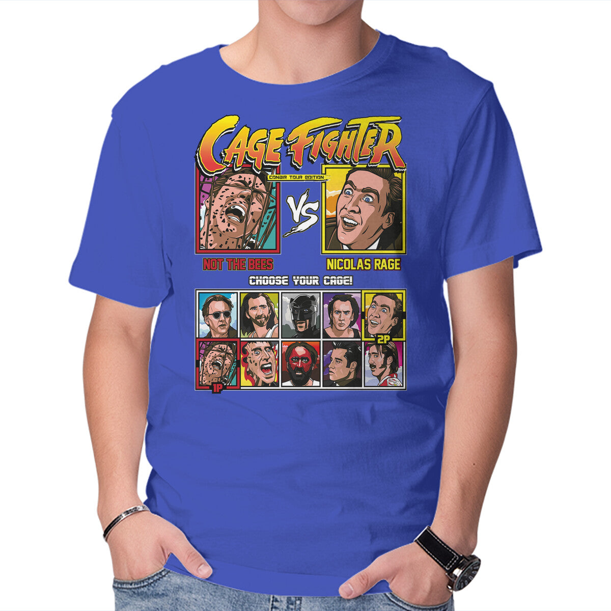 Unisex Crew Neck T-Shirt Cage Fighter Graphic Short Sleeve Casual Tee XXXXL