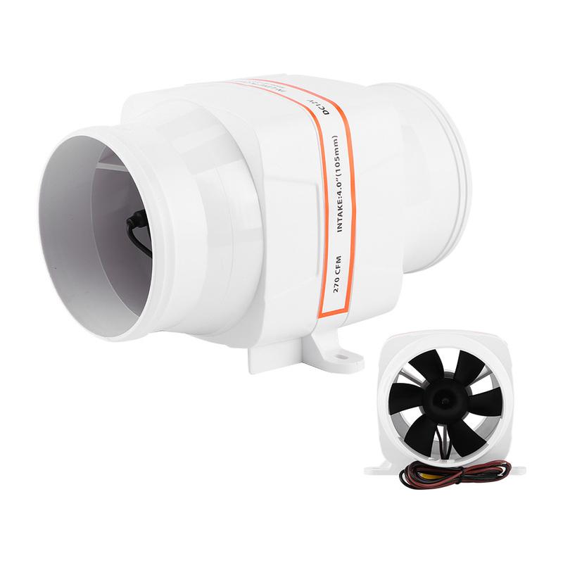 Electric Air Blower Bilge Bilge Air Blower 4in Boat Accessory for 4in Diameter Hose Engine Compartments Bilges Galleys