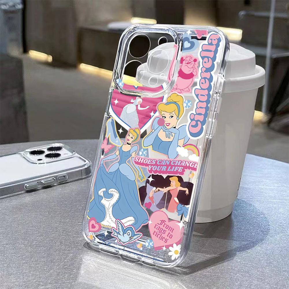 

Cartoon Princess Phone Case For Xiaomi Redmi Note K60 15C 15 14 13 12 11 10 10C 13C 10X A5 K50 Pro Plus Ultra 4G 5G Clear Cover Redmi 12