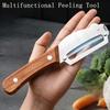 Stainless Steel Sugarcane Peeler, Multifunctional Kitchen Scraper for Pumpkin, Lettuce and Vegetable Peeling