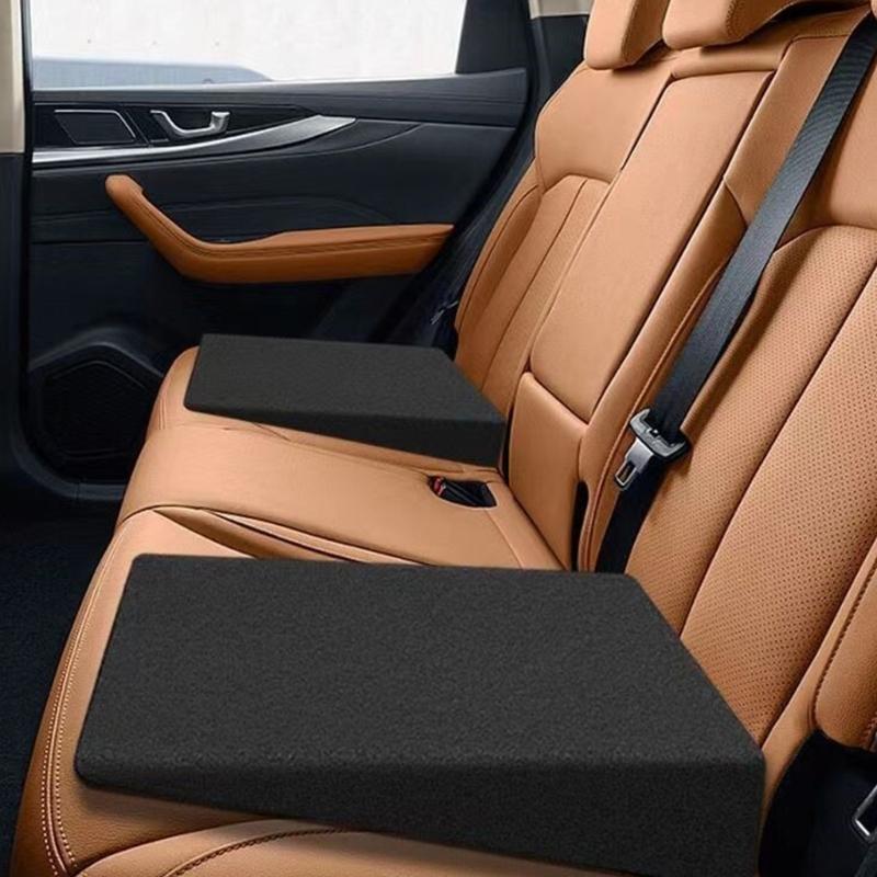 1/2/3Pcs Car Rear Row Leveling Pad Soft Sloped Supports Block Simple Installs for Vehicle Interior Comfort During Travel & Daily Use Needs