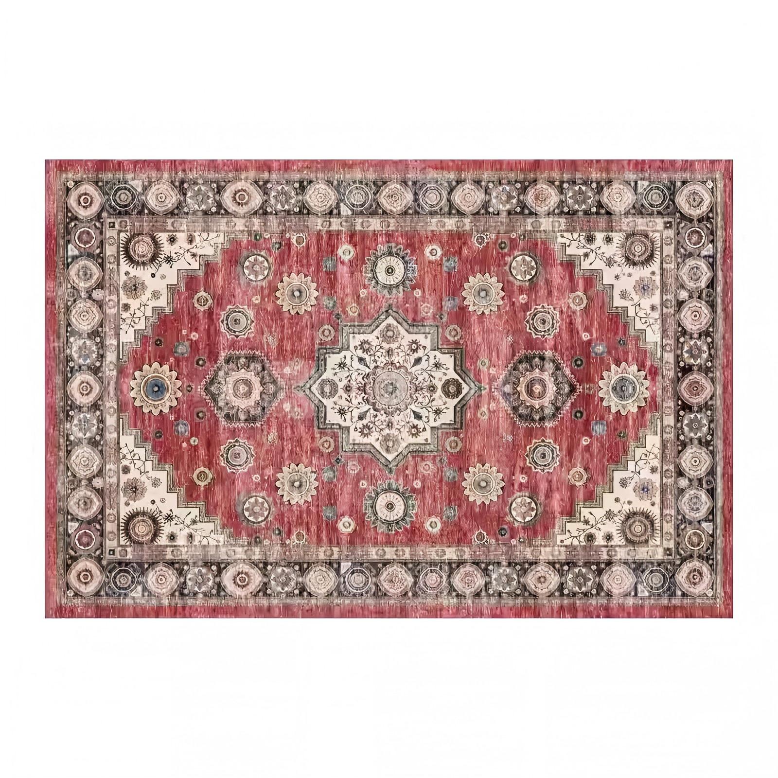 

Традиционный восточный ковер Геометрический состаренный Ковры для гостиной кухни столовой Этнические мягкие ковры для спальни Кухонные ковры 40x60cm