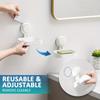 Suction Cup Soap Box Punch-free Vacuum Suction Cup Drain Bathroom Toilet Wall-mounted Suction Cup Rack Hanging