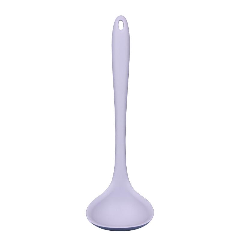 

Маленькая силиконовая суповая ложка с антипригарным покрытием - термостойкая кухонная ложка для приготовления пищи