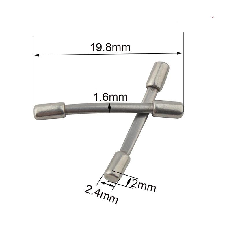 

10pcs Eyewear Bridge Replacement Eyeglasses Nose Pad Holder Repair Accessory