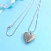 High-quality 925 sterling Silver cute Heart photo frame Necklaces For Women Fashion Party boutique Accessories Jewelry Gifts