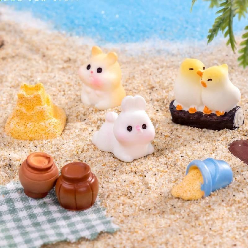Adorable Miniature Resin Animals Perfect For Diy Garden Decor And Accessories