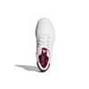 adidas Adicross Retro Synthetikleder Langlebige Low-Top Skateschuhe Damen Sneaker Weiß Rot FW5623