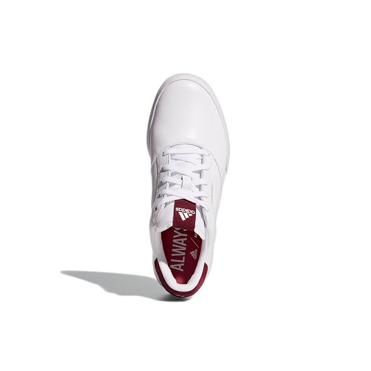 adidas Adicross Retro Synthetikleder Langlebige Low-Top Skateschuhe Damen Sneaker Weiß Rot FW5623
