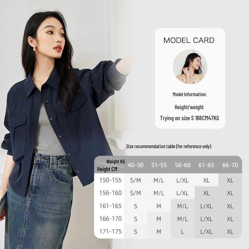 Fanximan Women's French Style Long-Sleeve Casual Shirt