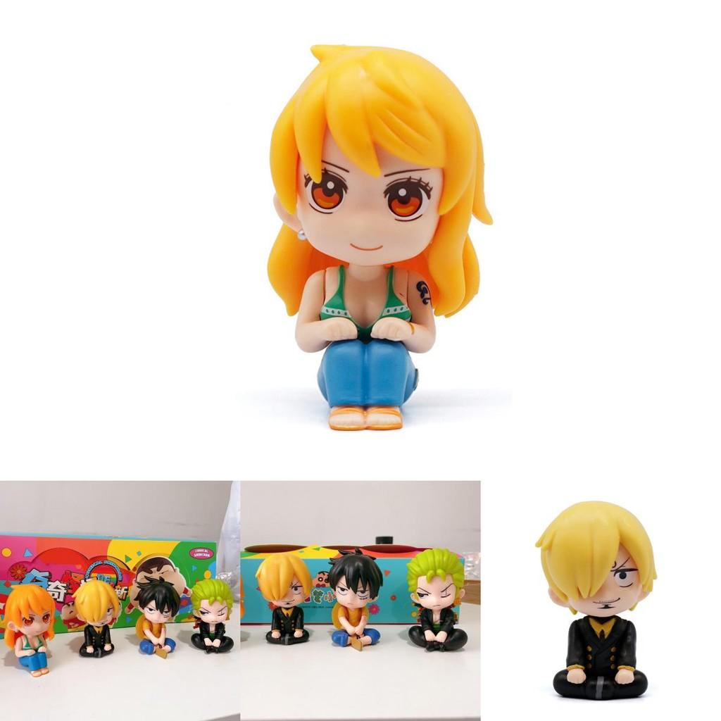 Whimsical One Piece Q Version Figurines Adorable Zoro Nami Sanji Luffy Collectibles