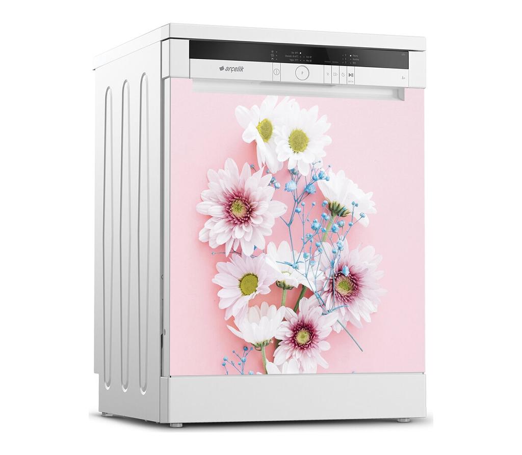 36 Style Dishwasher Decoration Sticker DIY Kitchen Wallpaper Peel and Stick Vinyl Wall Decal LandscapeFlower Mural For Home Decor