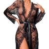 "Sexy Mesh Lace See-Through Nightdress: European & American Lingerie Pajamas"