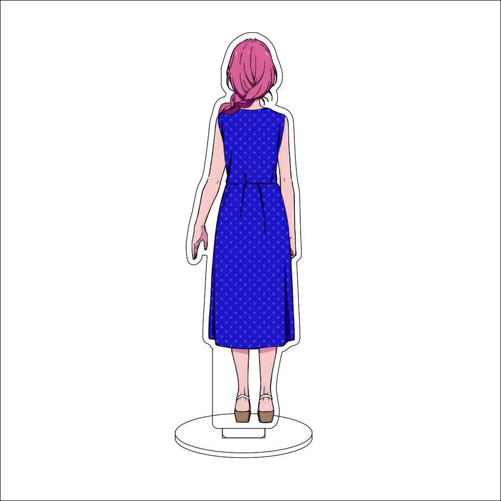 16CM Anime Summer Time Rendering Cosplay Acrylic Stand Ornaments Southern Hizuru Kofune Ushio Figure Stand Halloween Gifts