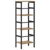 Artisan Oak Bookshelf 40 X 29.5 X 115 Cm Particleboard