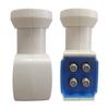 Local oscillator frequency 9750 10600 LNB satellite Ku-band feedhorn DVB-S2 S2X downconverter 1 output 2 outputs 4 outputs quatt