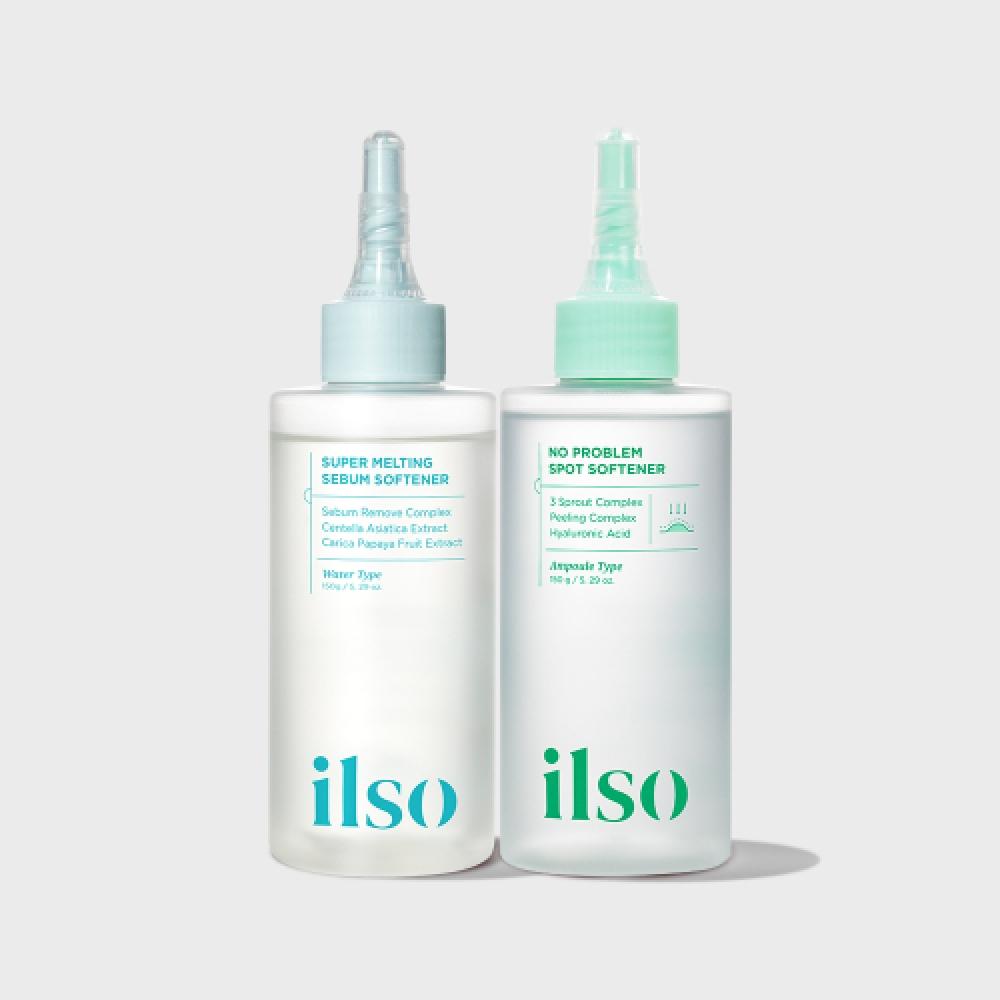 Ilso Super Melting Sebum Softner 150ml + No Trouble Spot Softner 150ml NONE